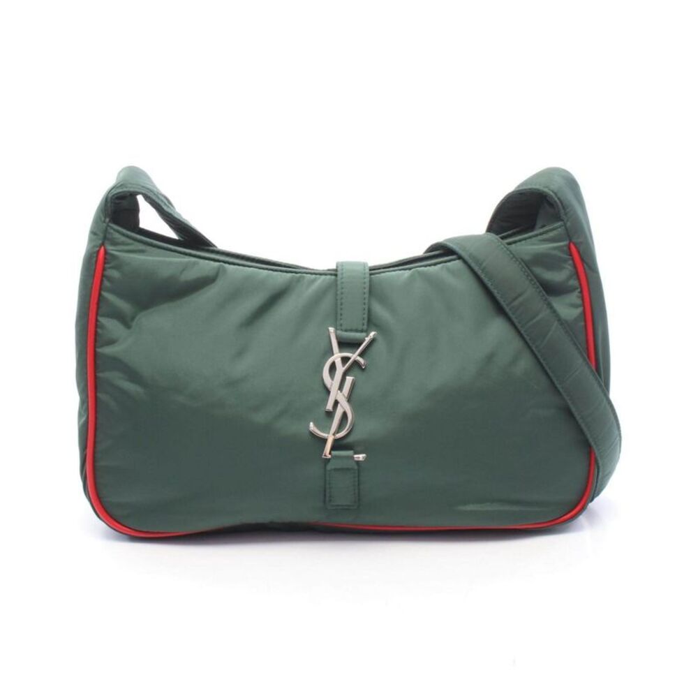 Saint Laurent Paris Le 5 À 7 Nylon Leather Shoulder Bag